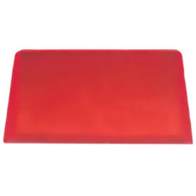 Red rectangular essential oil soap bar with vibrant color and smooth surface.